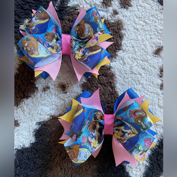 Handmade bows set of 2 - Picture 2 of 5